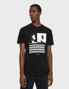 Need S/s Blurred Together Tee In Black