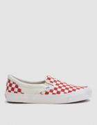 Vault By Vans Og Classic Slip-on Lx In White/red