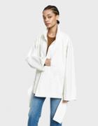 Lemaire Vareuse Jacket In White Denim
