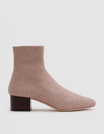 Loeffler Randall Carter Knit Boot In Rose