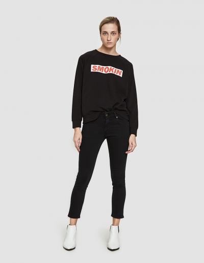 6397 Smokin Sweatshirt In Black