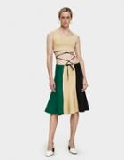 J.w. Anderson Rustic Tricolor Dress