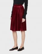 Farrow Eclipse Velvet Skirt In Burgundy