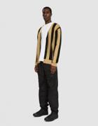 St Ssy Vertical Stripe Cardigan In Gold