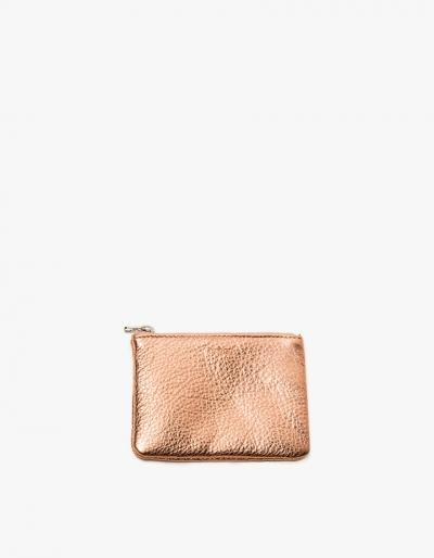 Baggu Small Flat Pouch In Copper