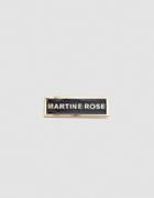 Martine Rose Martine Rose Name Badge