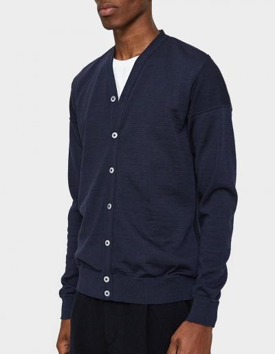 S.n.s. Herning Intro Cardigan In Original Blue