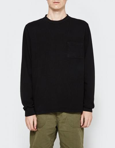 Paa Ls Pocket Tee In Black