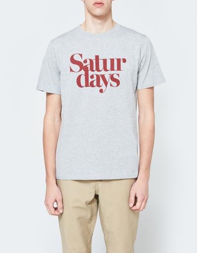 Saturdays Nyc Miller Black Tee