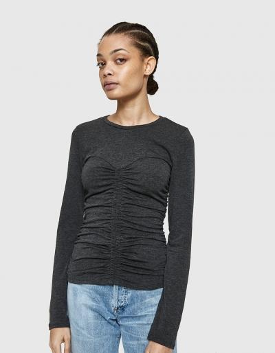 Which We Want Luna Top In Charcoal
