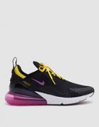 Nike Air Max 270 Sneaker In Black/hyper Magenta-hyper G