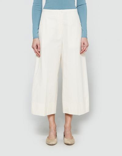 Lemaire Large Pants Crop In Cream