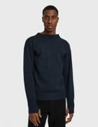 Andersen-andersen Seaman - Symmetrical Crewneck In Dark Indigo
