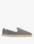 Soludos Smoking Slipper In Washed Canv