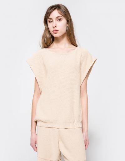 Baserange Orleans Vest In Nude