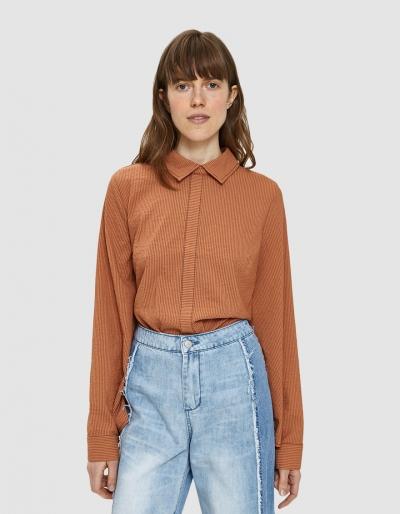 Farrow Paulina Back Button Top