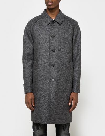 Harris Wharf London Pressed Wool Raglan Coat