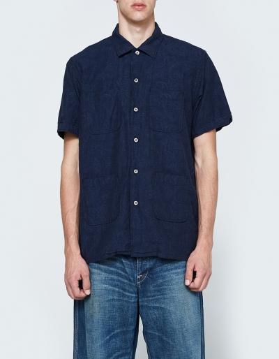 Engineered Garments Camp Shirt In Paisley Jacquard
