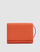 Baggu Compact Purse In Warm Red