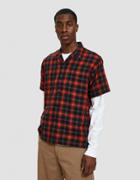 Carhartt Wip S/s Lyndon Shirt In Lyndon Check/goji