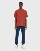 Acne Studios S/s Garment Dyed Tee In Red