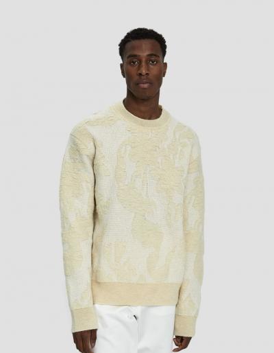 Jil Sander Long Sleeve Sweater In Natural