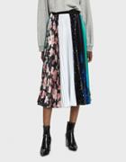Msgm Patchwork Pleated