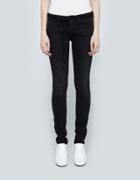 Off-white Diag Pinstripe Skinny 5 Pockets In Vintage Black