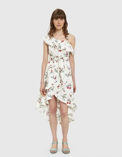 Farrow Julia Floral High-low Dress