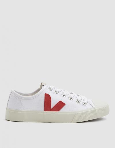 Veja Wata Canvas Sneaker In White Pekin