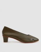 Martiniano High Glove Heel In Olive