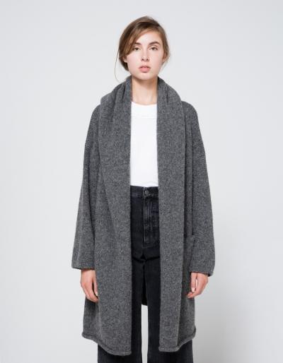 Lauren Manoogian Capote Coat In Charcoal