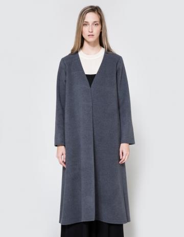 Graphpaper Wool Cashmere No Collar Coat