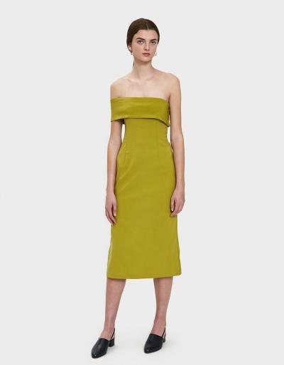 Paloma Wool Donna Dress In Green