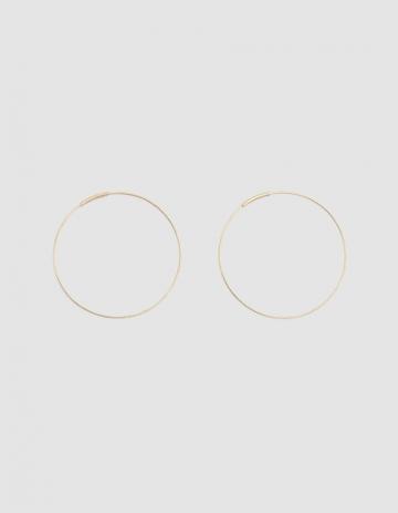 Kathleen Whitaker Medium Hoop Earrings