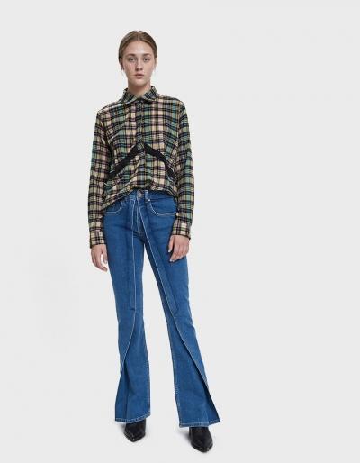 Aalto Pleated Flare Jean