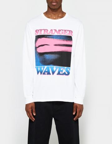 Surf Is Dead Lipstick Long Sleeve Tee In White