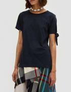 J.w. Anderson Single Knot T-shirt In Navy