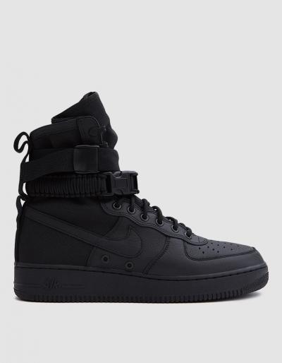 Nike Sf Air Force 1 In Black/black