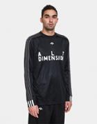 Adidas X Alexander Wang Aw Soccer Jersey Ls In Black/white