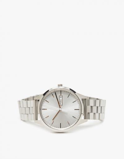 Uniform Wares C40 Brushed Steel Linked Bracelet Watch