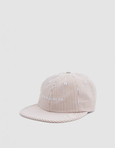 Pop Trading Co. Script Flexfoam 6 Panel Hat In Tan