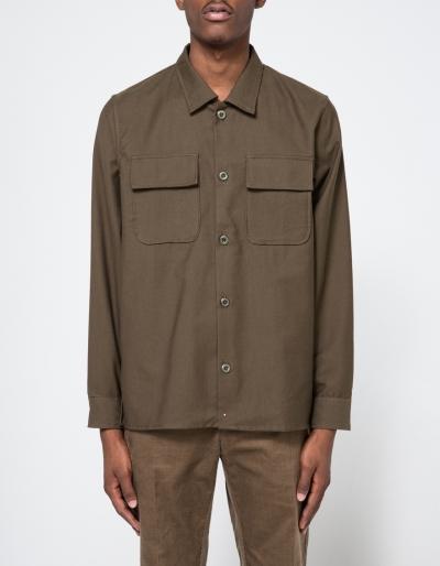 Arpenteur Over-shirt In Olive