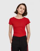 Which We Want Falla Knit Top In Red