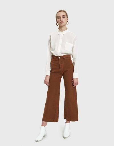 Jesse Kamm Georgio Button Down Shirt In Natural
