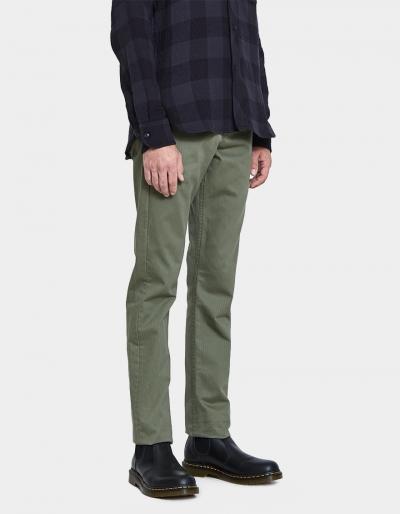 Rogue Territory Work Trouser In Olive Herringbone