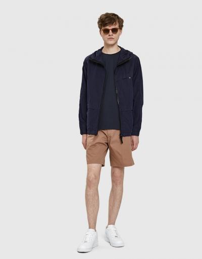 Stone Island Marina Hooded Jacket In Blue