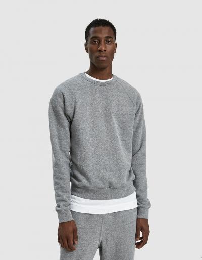 John Elliott Raglan Crewneck In Dark Grey