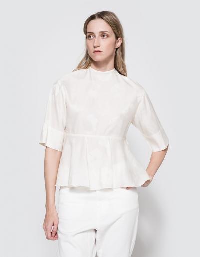 Georgia Alice Hawaiian Peplum In White