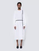 Matin Long Full Sleeve Dress W/ Trim